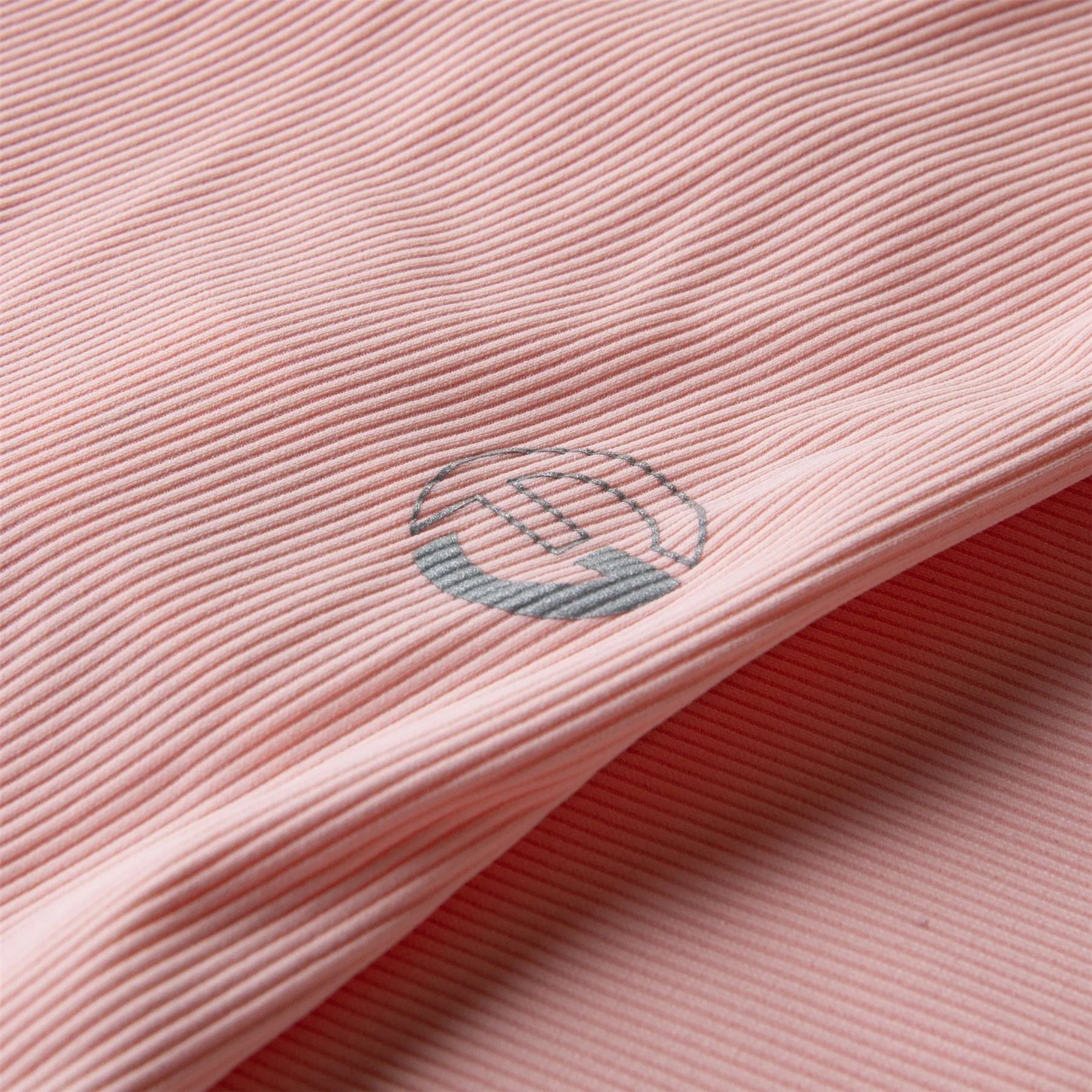 Womens V-neck Sleeveless Rib Polo Powder Pink - SS23