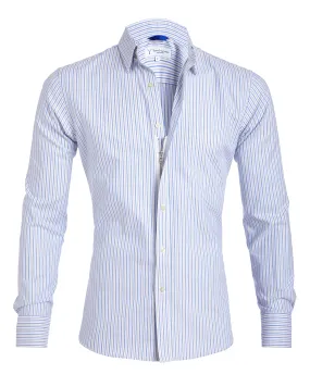 Wrinkle Resistant Striped Oxford- Small Batch #383 & 384