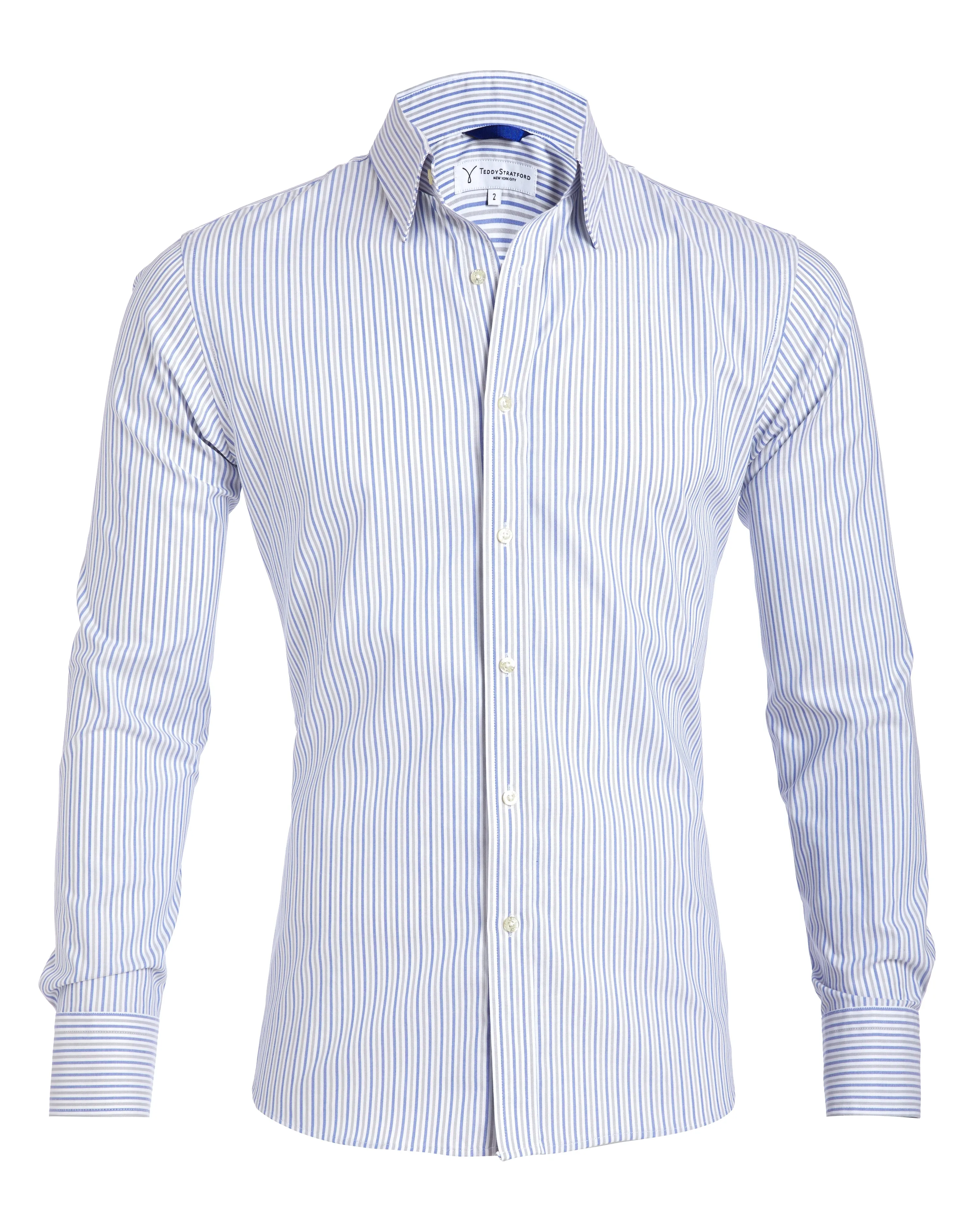 Wrinkle Resistant Striped Oxford- Small Batch #383 & 384