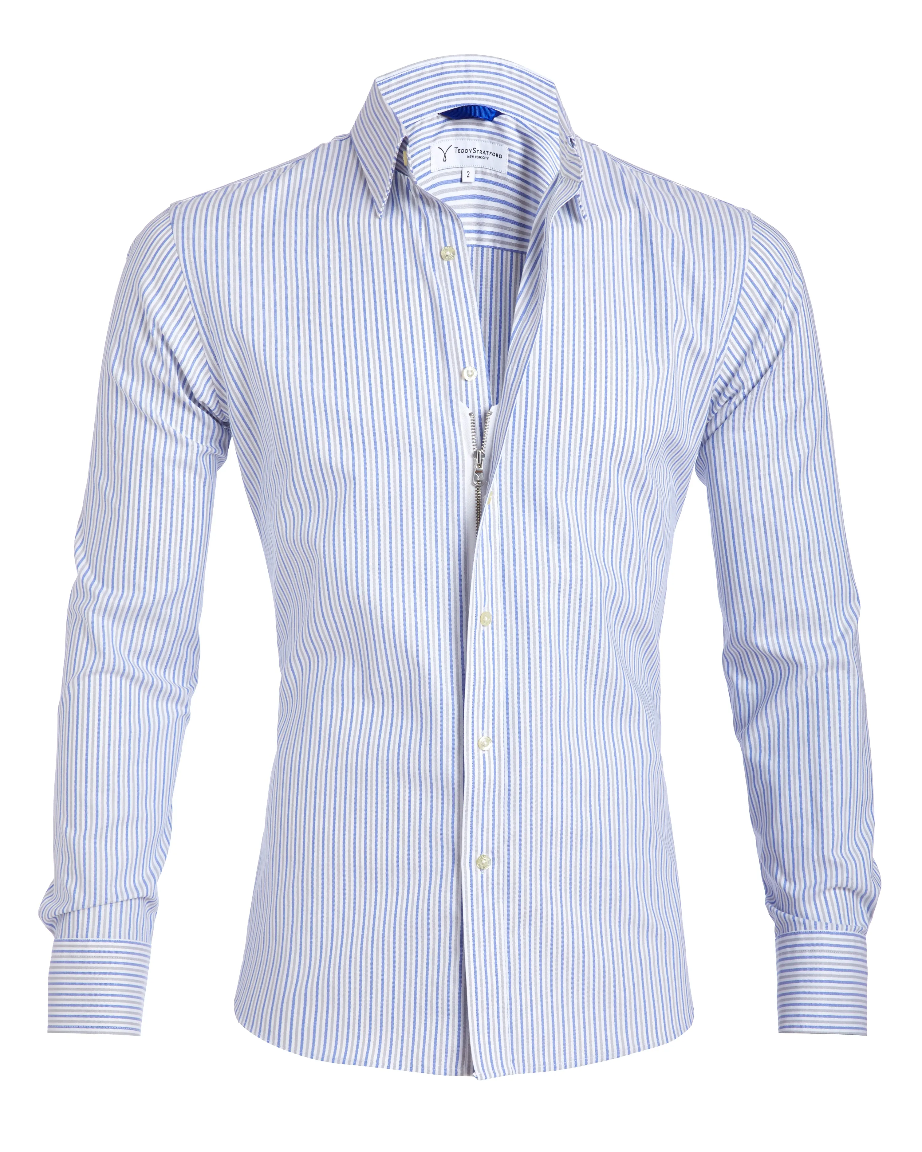 Wrinkle Resistant Striped Oxford- Small Batch #383 & 384