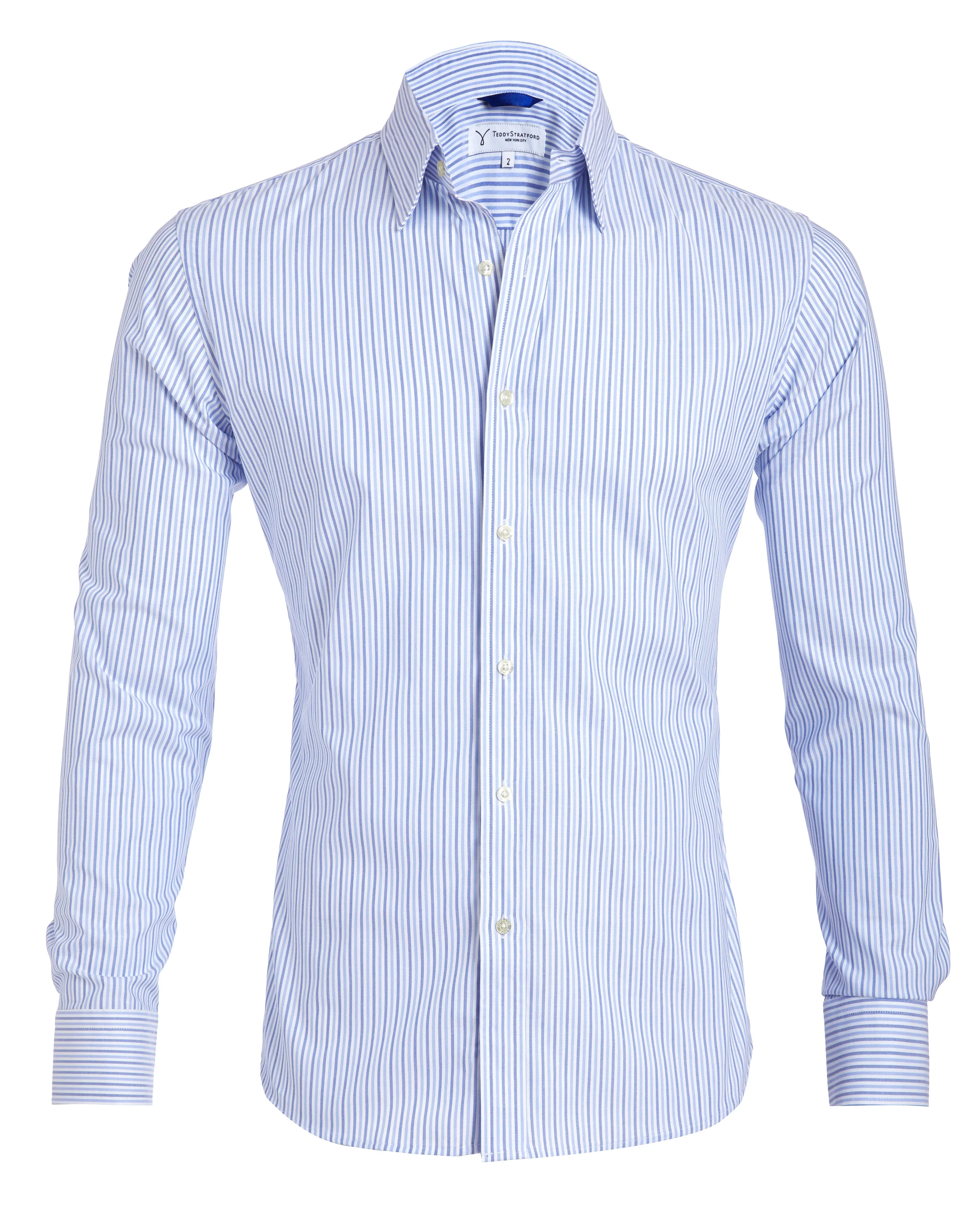 Wrinkle Resistant Striped Oxford- Small Batch #383 & 384