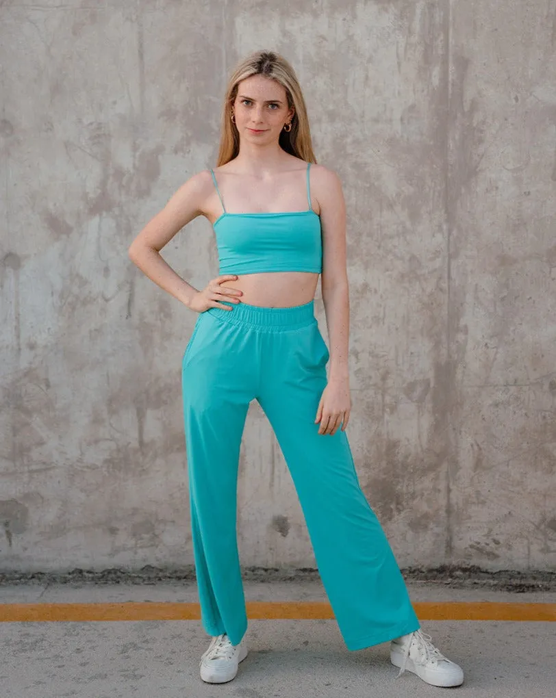 Youth Jade Track Bandeau Top