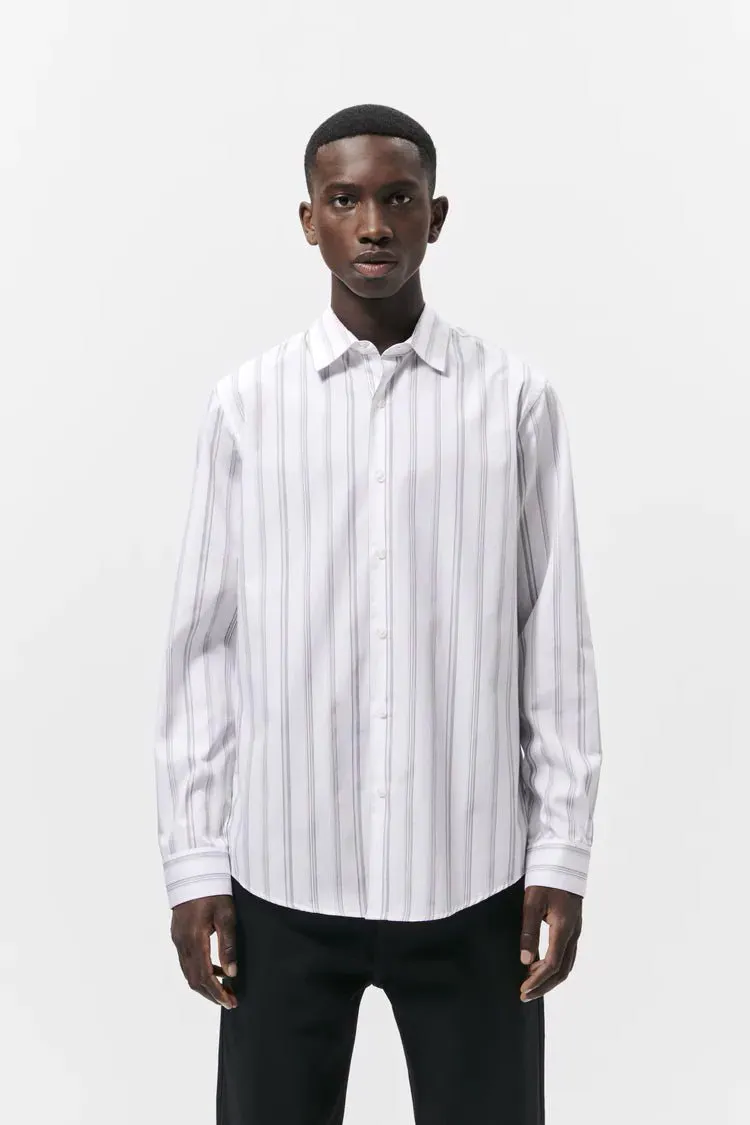 Zara Striped Cotton Shirt